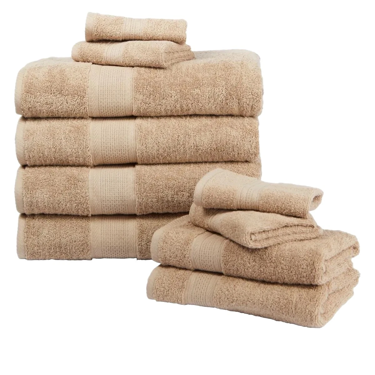 Clean Boss Towels by Joy USA Grown Cotton Luxe Hotel Style 10pc