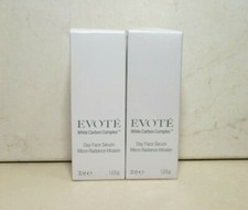 Evote White Carbon Complex Day Face Serum 1 Oz 2 Piece Lot Nib