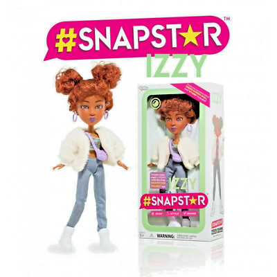 #Snapstar Doll IZZY New in Box Yulu Snap Star Green Screen Stand Toys