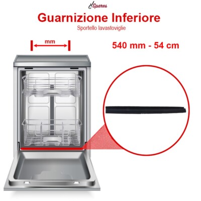 Guarnizione Porta Lavastoviglie 54 Cm - Compatibile Ariston, Hotpoint, Whirlpool | Ricambio Originale - Foto 5