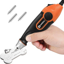 HARDELL 24W Engraver Pen, 5 Speed Engraving Tool with Letter/Number Stencil