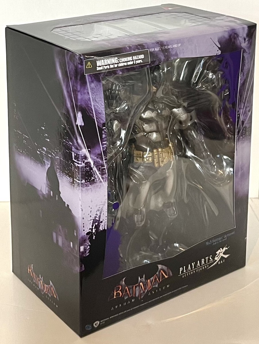 SQUARE ENIX - SQUARE ENIX スクウェア・エニックス/PlayARTS改 バットマン「バットマン アーカム・アサイラム」フィギュア/Sランク/69【中古】 Square-Enix Batman Arkham Asylum Armored Play Arts Ka Action
