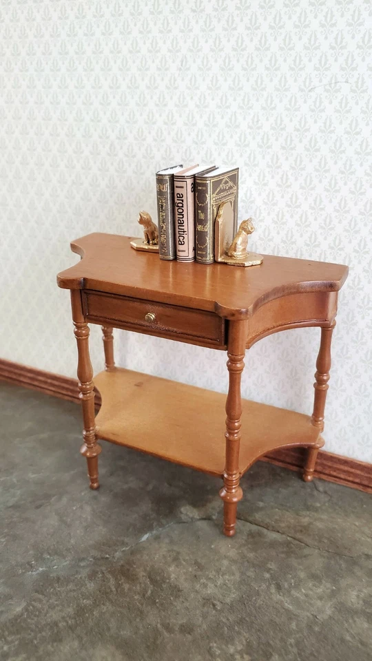 Sujetalibros miniatura para casa de muñecas gatito gato metal acabado dorado accesorio escala 1:12 Foto 4 de 4