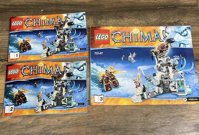Lego Instruction Manual ONLY Legends of Chima 70147 All Books