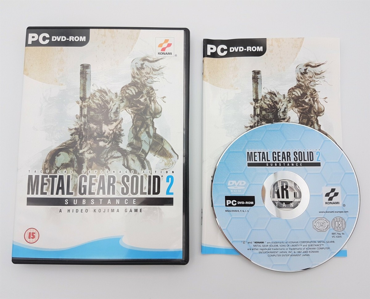 その他 MGS2 SUBSTANCE + ANUBIS PROMOTION DVD Metal Gear Solid 2 Substance - PC DVD-ROM - VR Missions - Konami