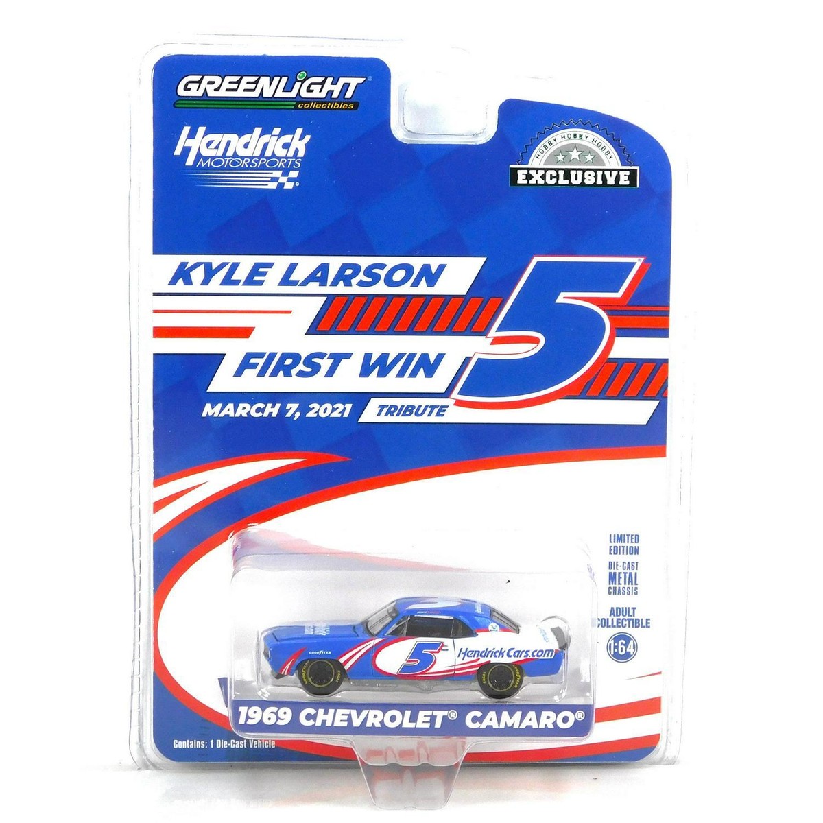 Hobby Exclusive 30496 1969 Chevrolet Camaro Kyle Larson First