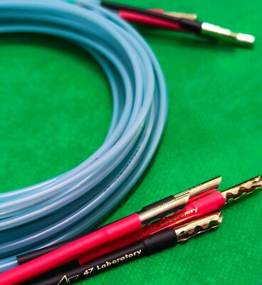 47 Laboratory Stratos Speaker Cable Banana Plugs 2 meters