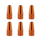 VORCOOL 6 Pcs Aluminum Alloy French Caps for Road Bike Mountain Bike Tyre