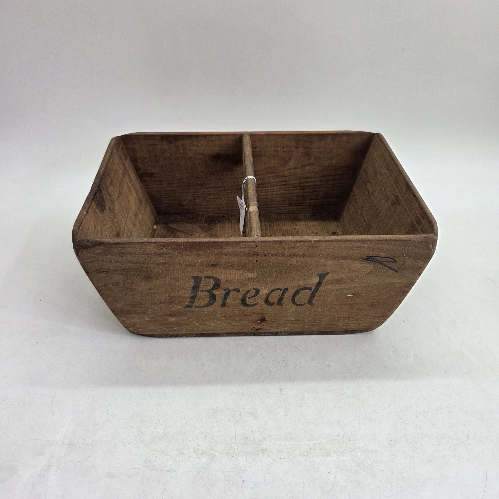 Rustic Wooden Farm House Bread Box Vintage Open Air Bread Basket With Handle
Opens in a new window o