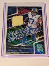 2024 Panini Spectra Prizm Puka Nacua Sunday Spectacle Meta Patch 05/25 SSP