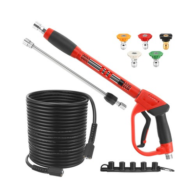#ad Tool Daily Pressure Washer Gun and Hose Kit 50 FT Power Washer Hose and Repl... $65.27
