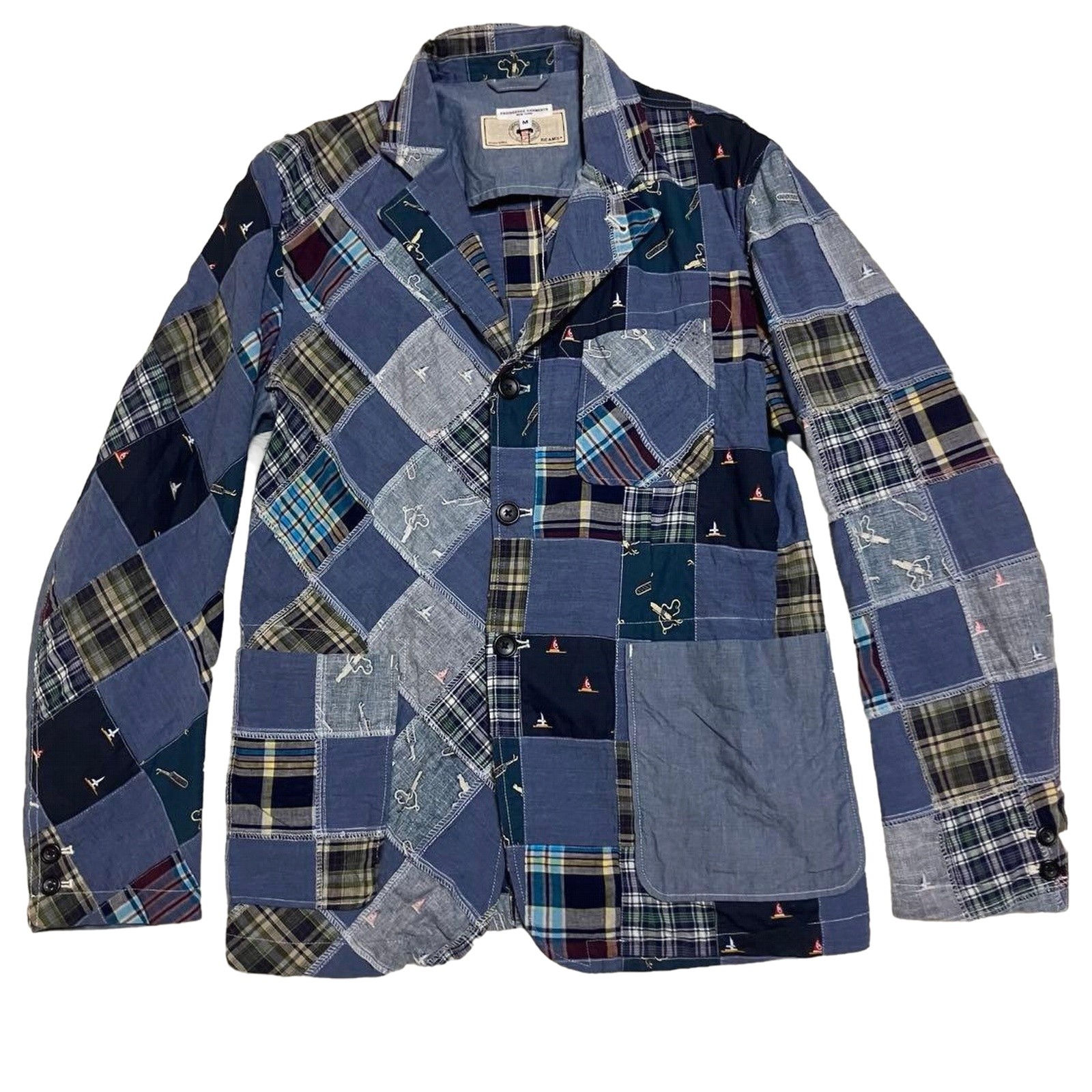 Engineered Garments x BEAMS PLUS Patchwork Multi-… - image 1