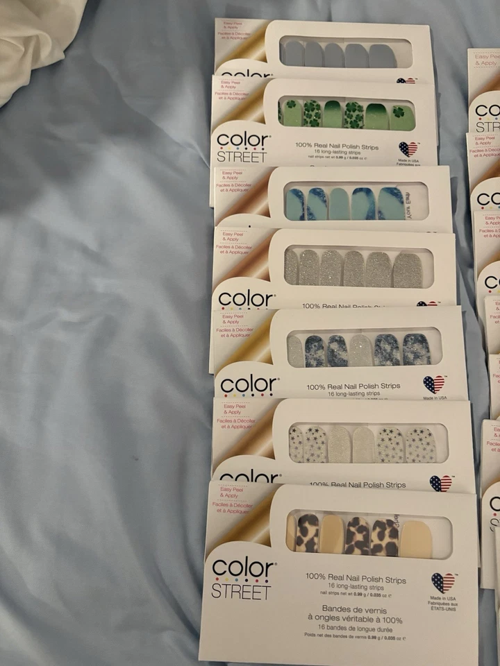 Tiras de uñas Color Street 22 paquetes nuevas en caja Foto 4 de 4
