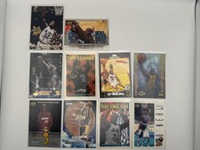 Shaquille O'Neal Lot of 10 Basketball Cards Magic Lakers Shaq