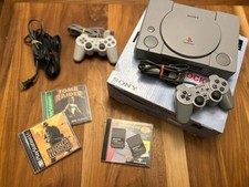 PS1 Console CIB Bundle W/ OEM Controllers  Games - Tested Clean 