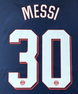 2021/22 PSG Home Jersey #30 Messi 3XL Nike Paris Saint Germain UCL