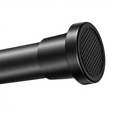 Shower Curtain Rod Adjustable 31-80 Inch, 1" Diameter Spring Tension Curtain Pol