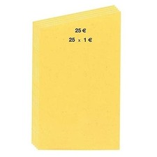 1 EURO M&uuml;nzrollenpapier Handrollpapier M&uuml;nzpapier Geldrollen M&uuml;nzgeld Kleingeld