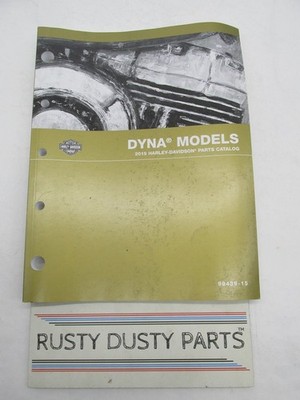 Harley-Davidson Official Factory 2015 Dyna Models Parts Catalog 99439-15