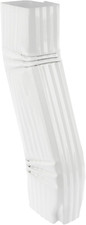 Gutter Downspout Elbow S-shape Style B offset 3 Zig Zag Elbows 2  x 3  White A