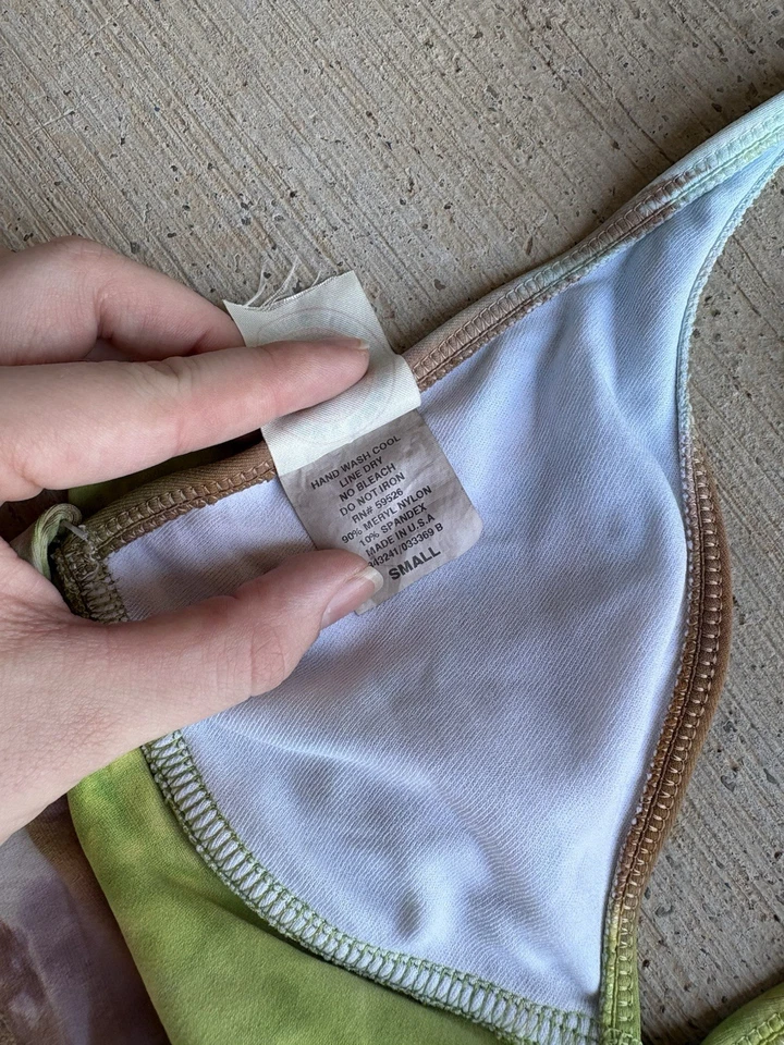 Top de bikini Lucky Brand hecho en EE. UU. talla pequeña Cottagecore Foto 4 de 4