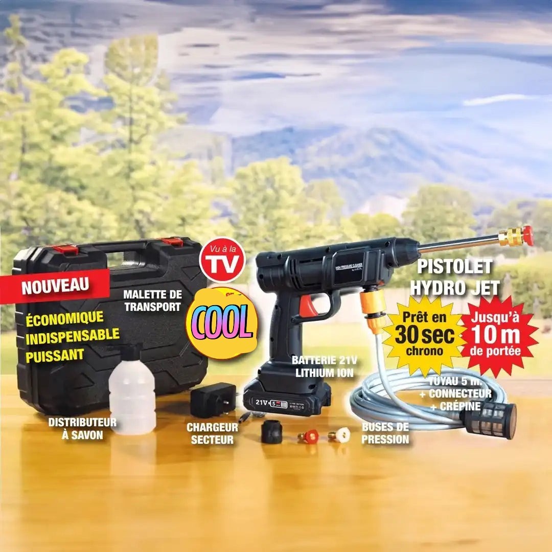 Pistolet hydro-jet Starlyf pour l'entretien de la terrasse et de la voiture familiale
