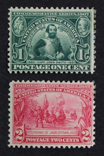 CKStamps: US Stamps Collection Scott#328 Lightly Crease, 329 Mint H OG