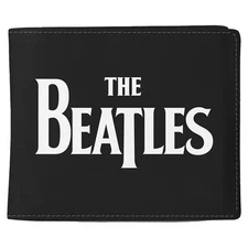The Beatles Logo Wallet Black