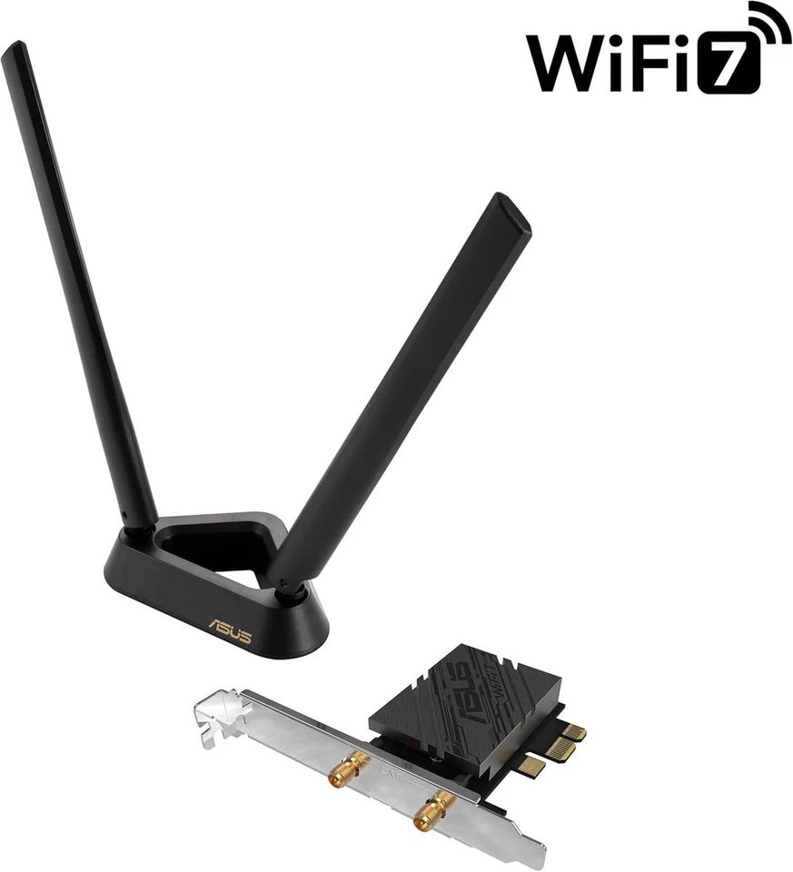 ASUS PCE-BE92BT WiFi 7 PCIe WLAN Tri-Band 2,4-6 GHz 5764 Mbit/s Bluetooth 5.4 PC - Immagine 2 di 4