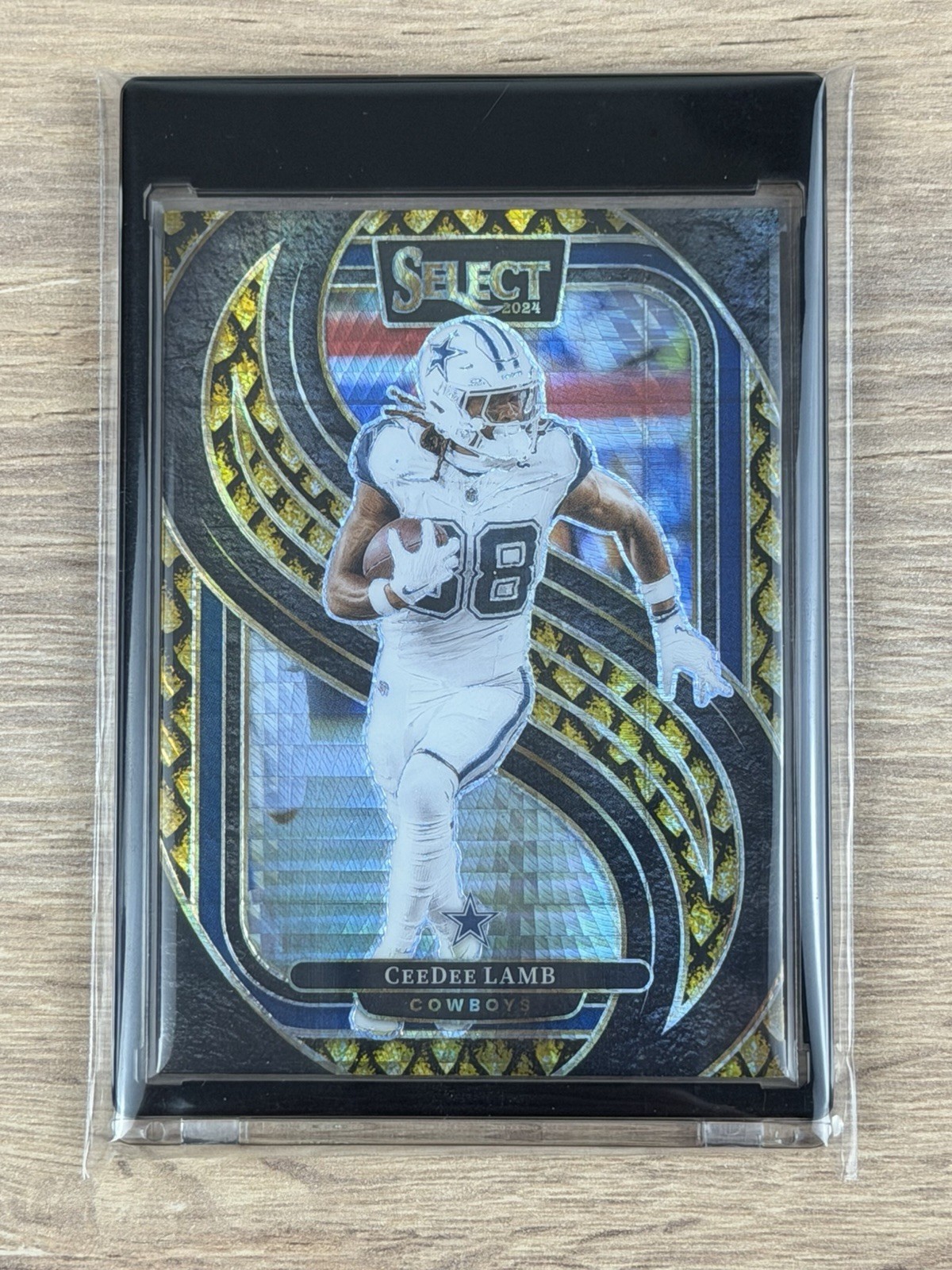 2024 Panini Select - Premier Level CeeDee Lamb #135 Gold Dragon Scale Prizm /10
