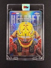 2025 Topps Chrome Formula 1 F1 Lewis Hamilton Helmet Collection Refractor #HC-2