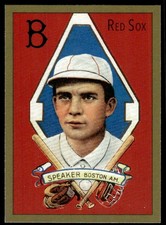 Tris Speaker 2019 Topps Update #ICR-36 Iconic Card Reprints Red Sox Card