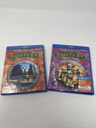 Teenage Mutant Ninja Turtles 1990 Movie 1 & 1993 Movie 3 Blu-Ray Discs Unopened!