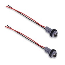 2 PCS Car Turn Signal Lights Harness Pigtail Socket, T10 T13 T15 Tail Light