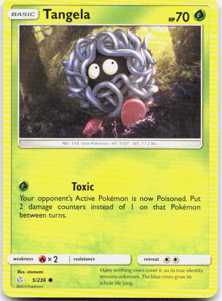 Tangela 5/236 Common Cosmic Eclipse Pokemon NM/LP