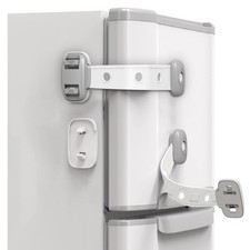 Child Proof Safety Cabinet Lock Adjustable Strap with Strong Adhesive for