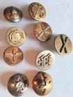 Lot WW2 U.S. Army Quartermaster Corps Military Police and Other Pins & Hat Badge