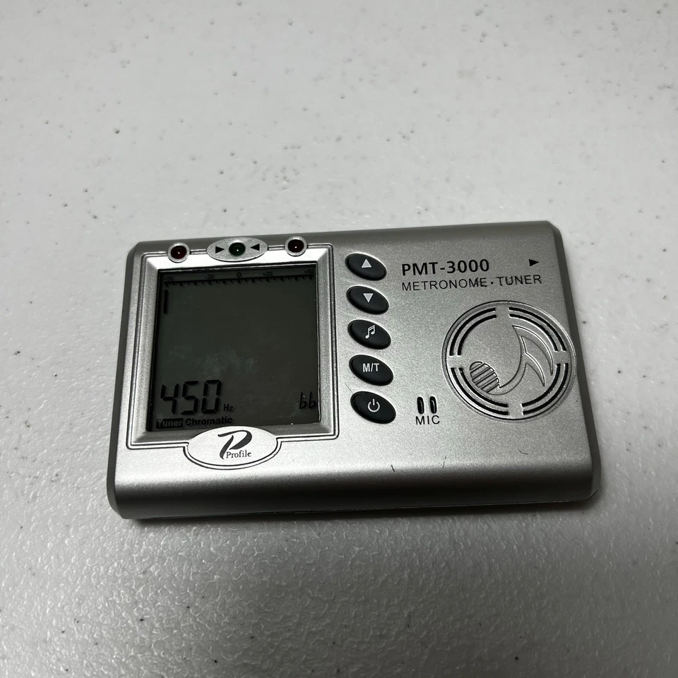 Profile Digital Metronome Tuner PMT-3000 Guitar Piano Bass Drum Battery Operated - Image 1 of 2