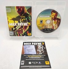 Max Payne 3 - (PS3, 2012) *CIB* Great Condition* Black Label* Tested! FREE SHIP!
