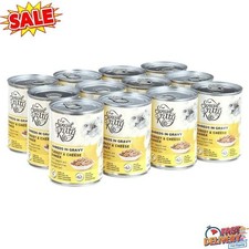 12 Pack Turkey & Cheese Gravy Wet Cat Food 13oz CanComplete Nutrition New 2.41 per gallon