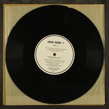 VARIOUS: limited edition 1/2 NO LABEL 10" LP 33 RPM