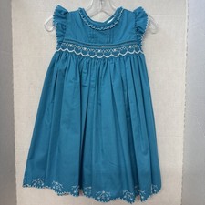 The Proper Peony Turquoise Dress Size 3T Girls NWT No Bloomers