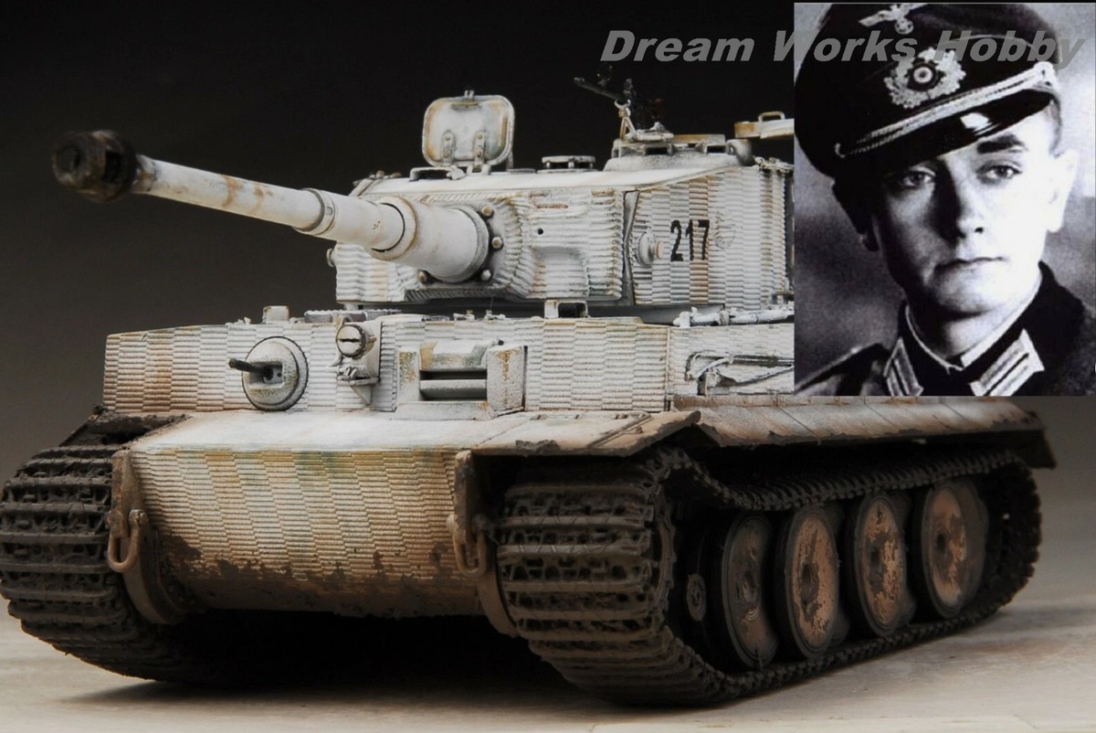 Award Winner Built 1/35 Panzer Ace Otto Carius Tiger 217 Snow +PE+