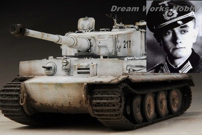 Award Winner Built 1/35 Panzer Ace Otto Carius Tiger 217 Snow +PE+