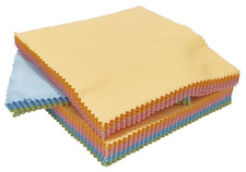 100Pcs Microfiber Lens Cleaning Cloths 5.1" Glasses Phone Screen Eyeglass Wipes