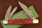 HEN & ROOSTER BERTRAM CUTLERY SOLINGEN GERMANY RED BONE WHITTLER KNIFE (27826)