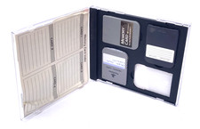 Mixed Lot of 3 Memory Cards for Sony PlayStation 1 PS1 , one OEM, carrying case