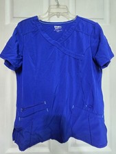 Scrubstar PERFORMANCE Scrub Top size M-"Electric Blue"-Chest 22"/L 27"