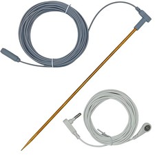 Copper Grounding Rod Kit 40ft Female 15ft Extended Cord Earth Connection