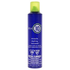 2 Pack Miracle Styling Mousse by Its A 10 for Unisex - 9 oz Mousse